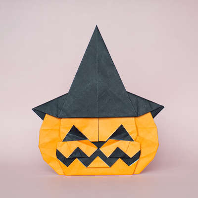 Witch Hat Jack-O'-Lantern v1