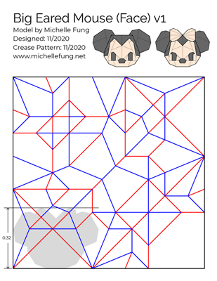 Big-Eared Mouse (Face) v1