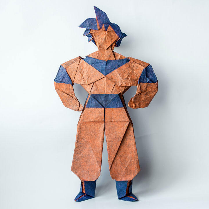 Goku v1 - Origami by Michelle Fung