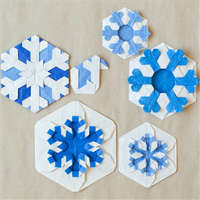 Origami model(s) in 3 model page(s)